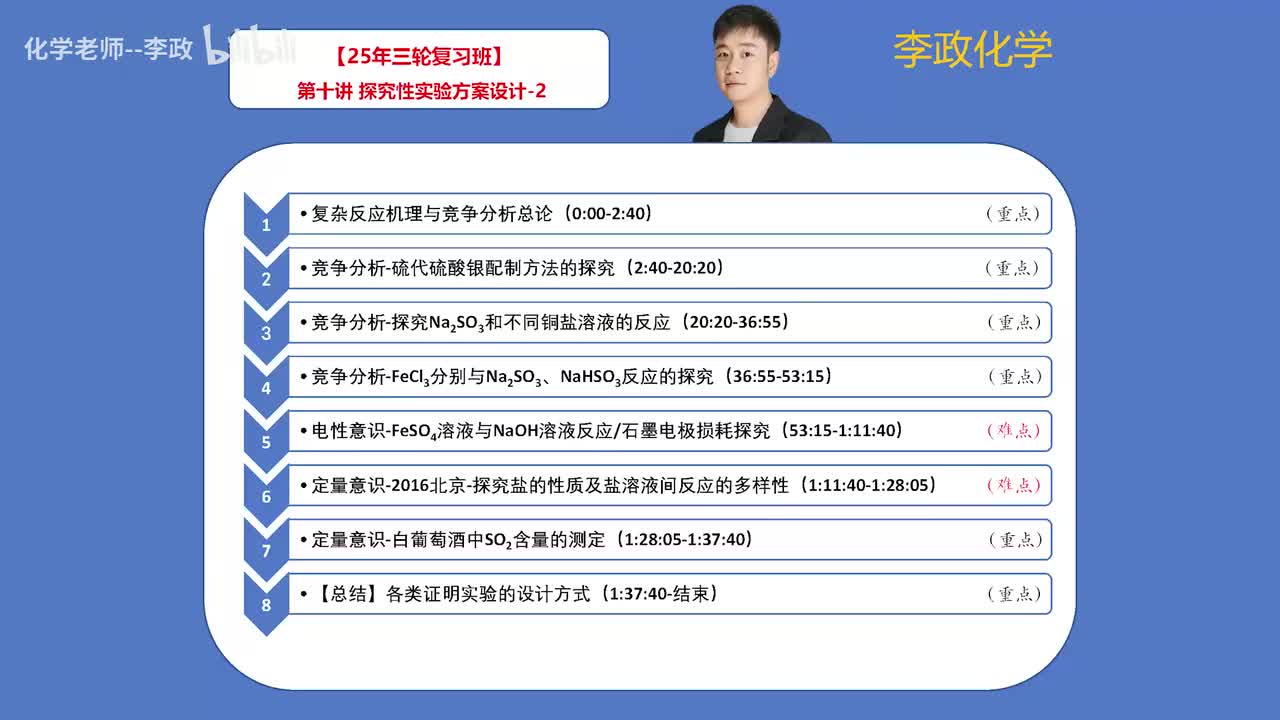 134.【春季】探究性实验-第10讲 探究性实验方案设计-2