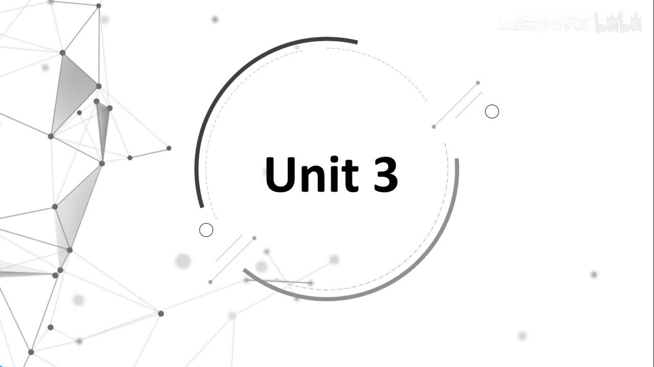 必修三 Unit 3