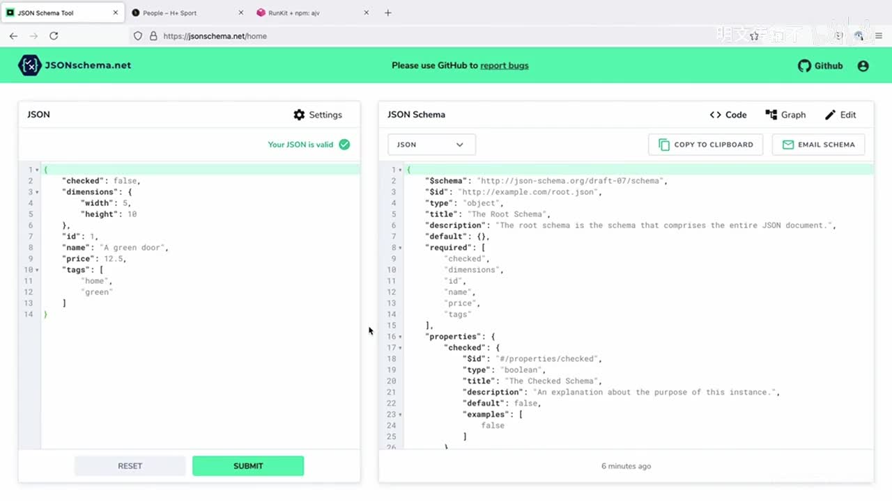 06.05 - 使用 Schema 生成器