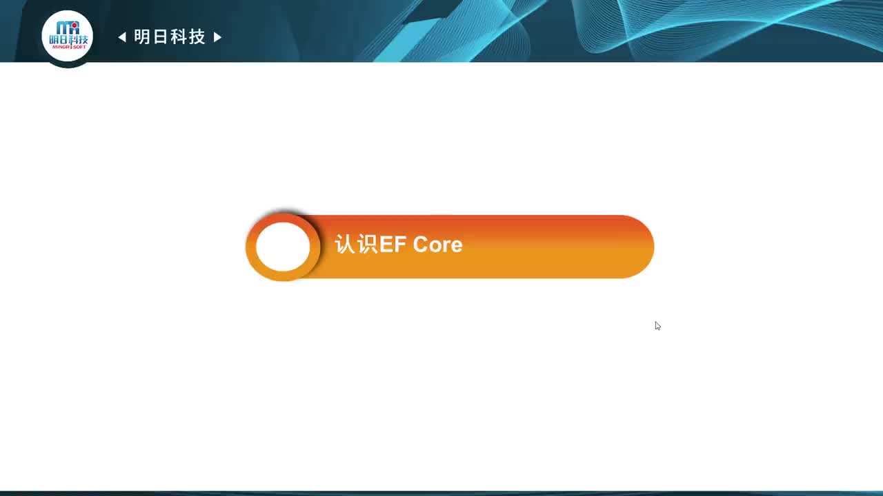 10.1 认识EF Core