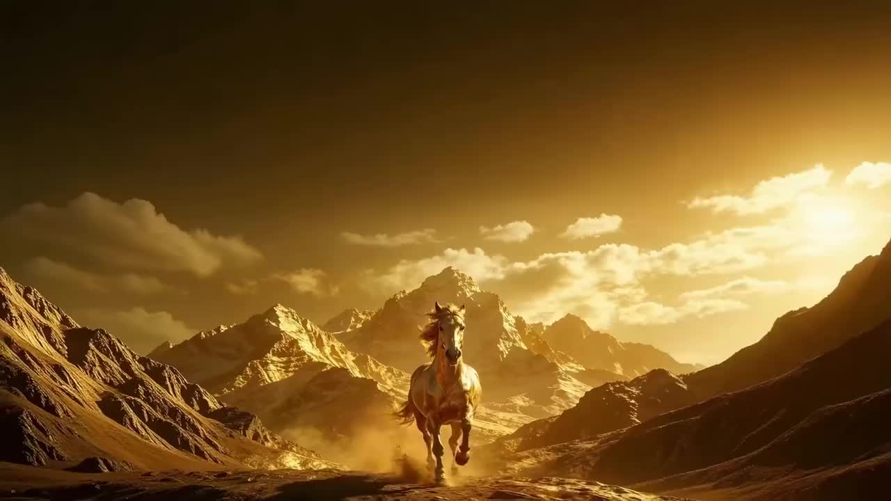 原创2026马年企业年会盛典开场片头4K