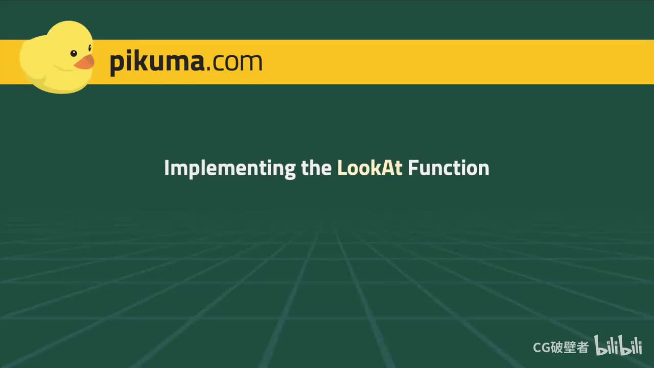 25.05 Coding the LookAt Function