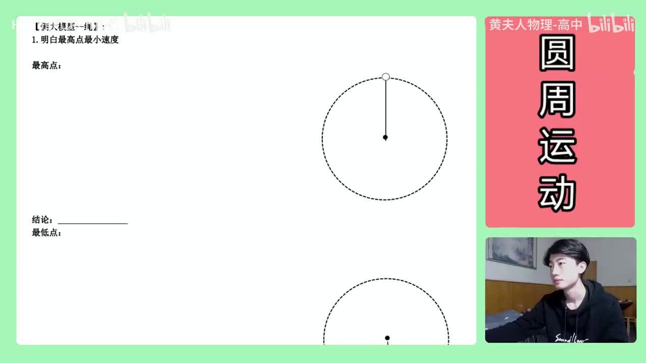 79.【高中物理必修二】【圆周运动】绳模型与杆模型