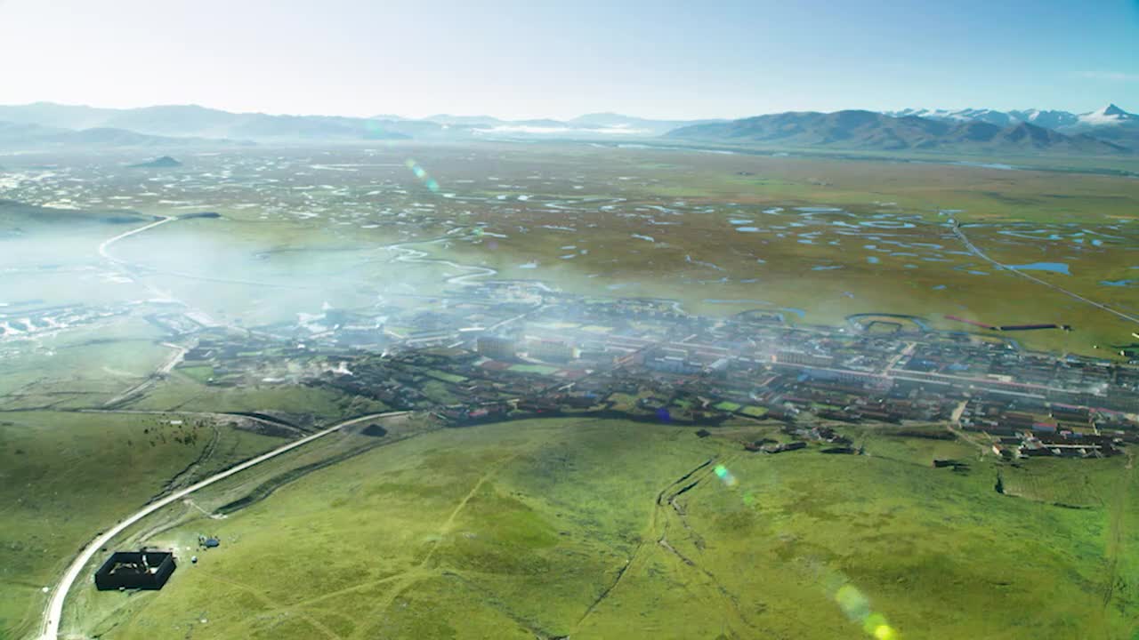 Amazing China 美丽中国 29.鸟瞰玛曲湿地草原