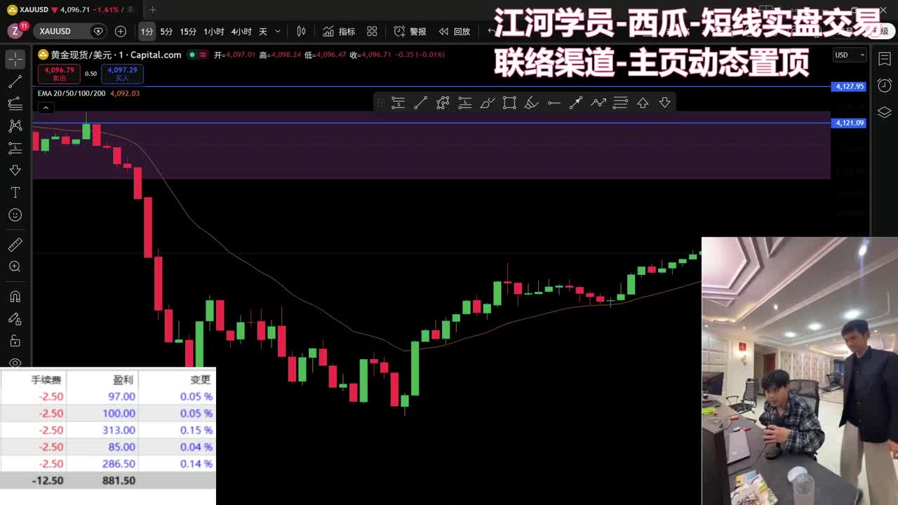 交易员江河直播回放（2026.10.7）