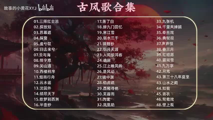 热门古风歌曲歌单推荐 #音乐推荐 #推歌 #古风歌曲 #抖音热歌39