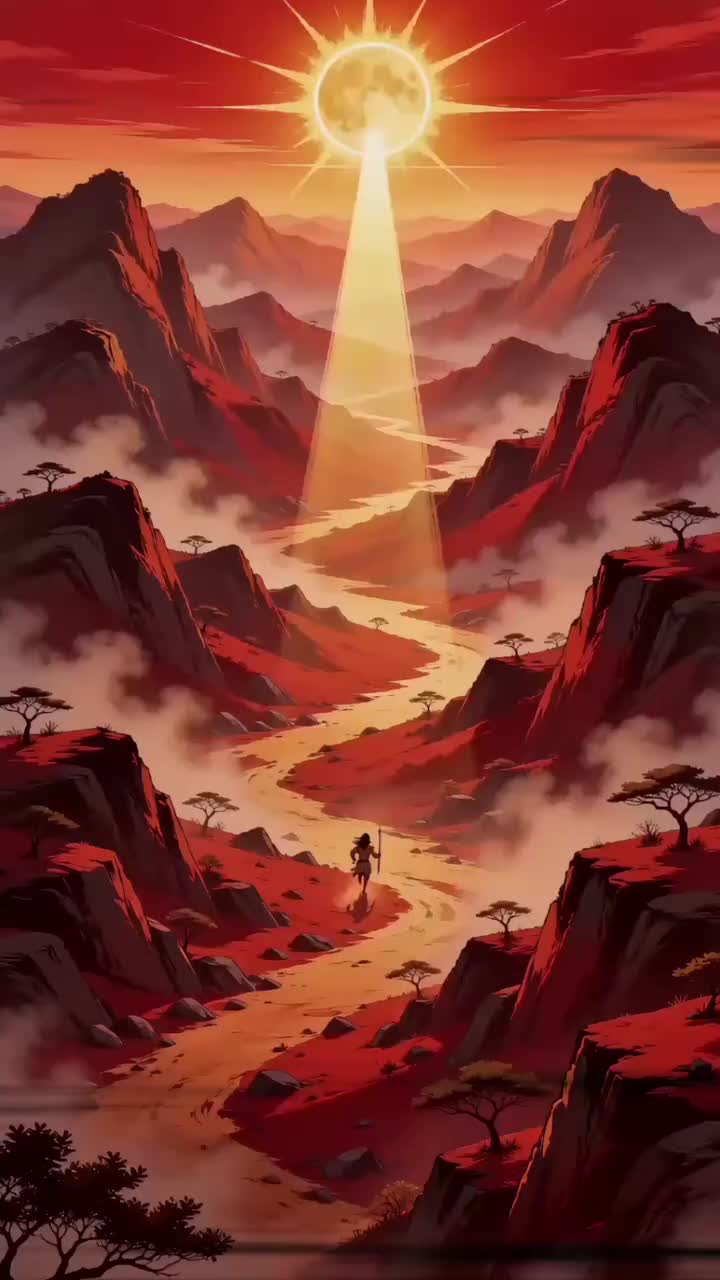 《成语新说 - 夸父追日》