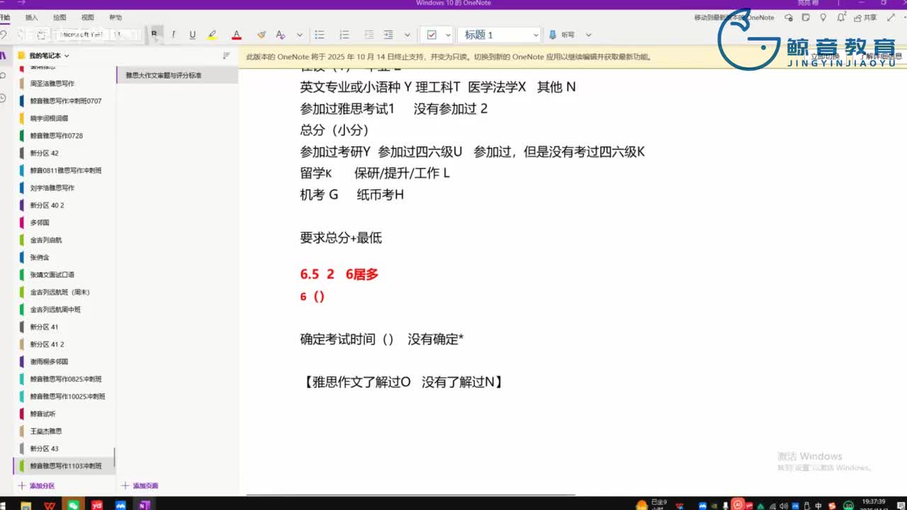 【冲刺班】写作1（一）