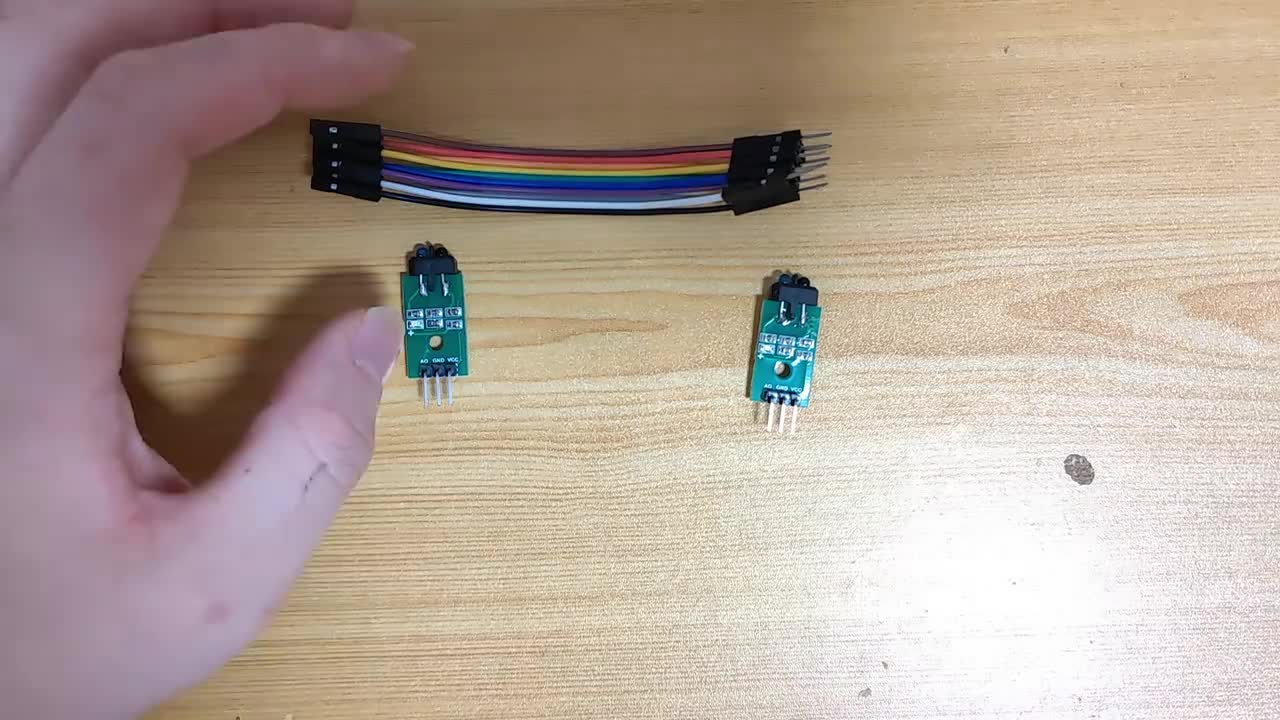 1.7 红外测距传感器模块封胶视频