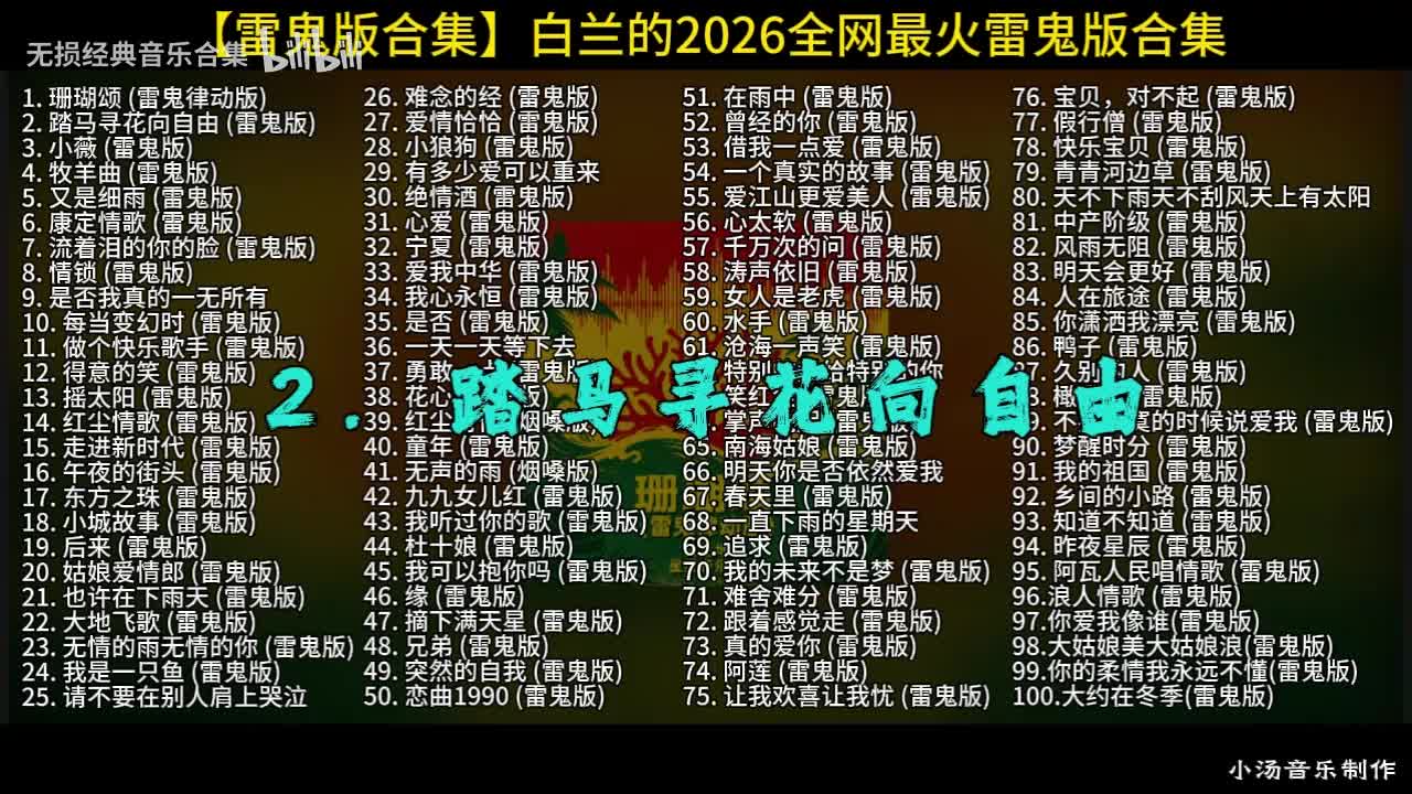 100首白兰的雷鬼版-2