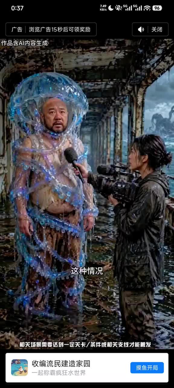 选择6-b（海兽采访.水母）