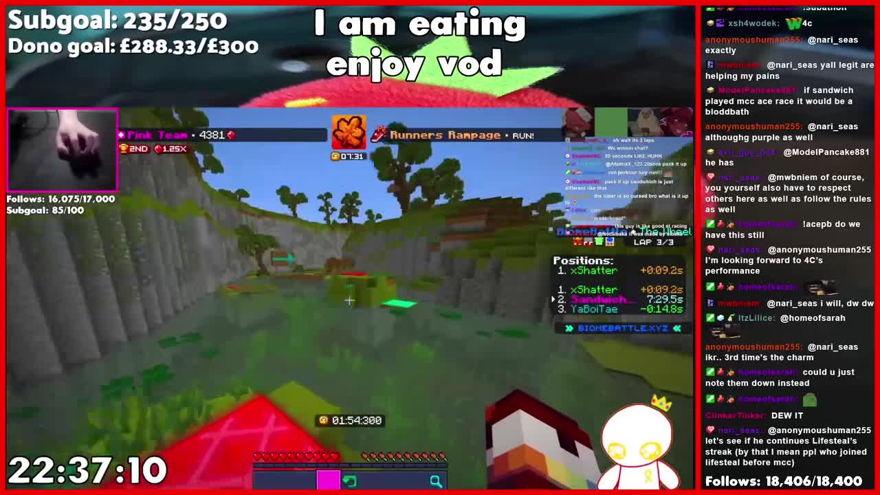 20251019 MY FIRST SUBATHON, MCC preds before mcc watchparty later (Day 3)