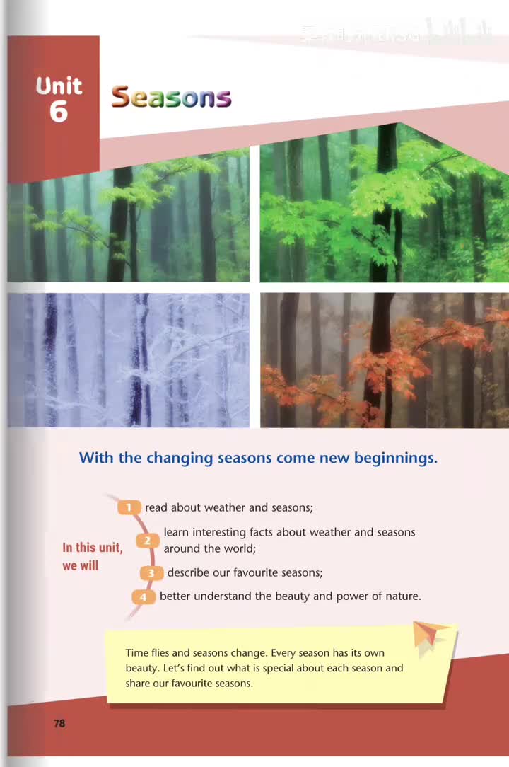 Unit 6 季节 (p.78-91)