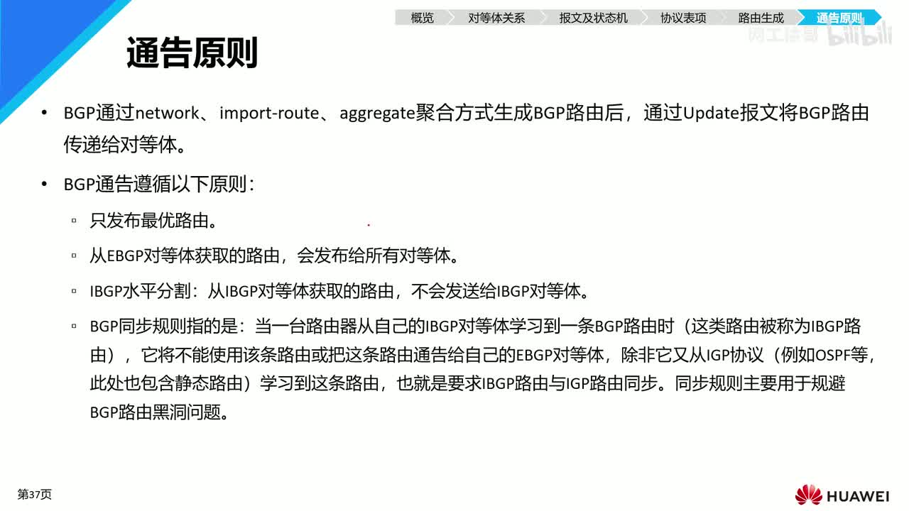 HCIP-79：BGP的通告原则