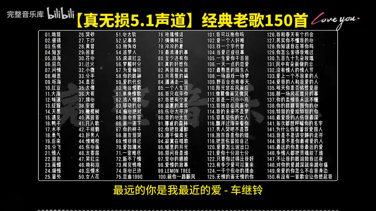 145.最远的你是我最近的爱 - 车继铃