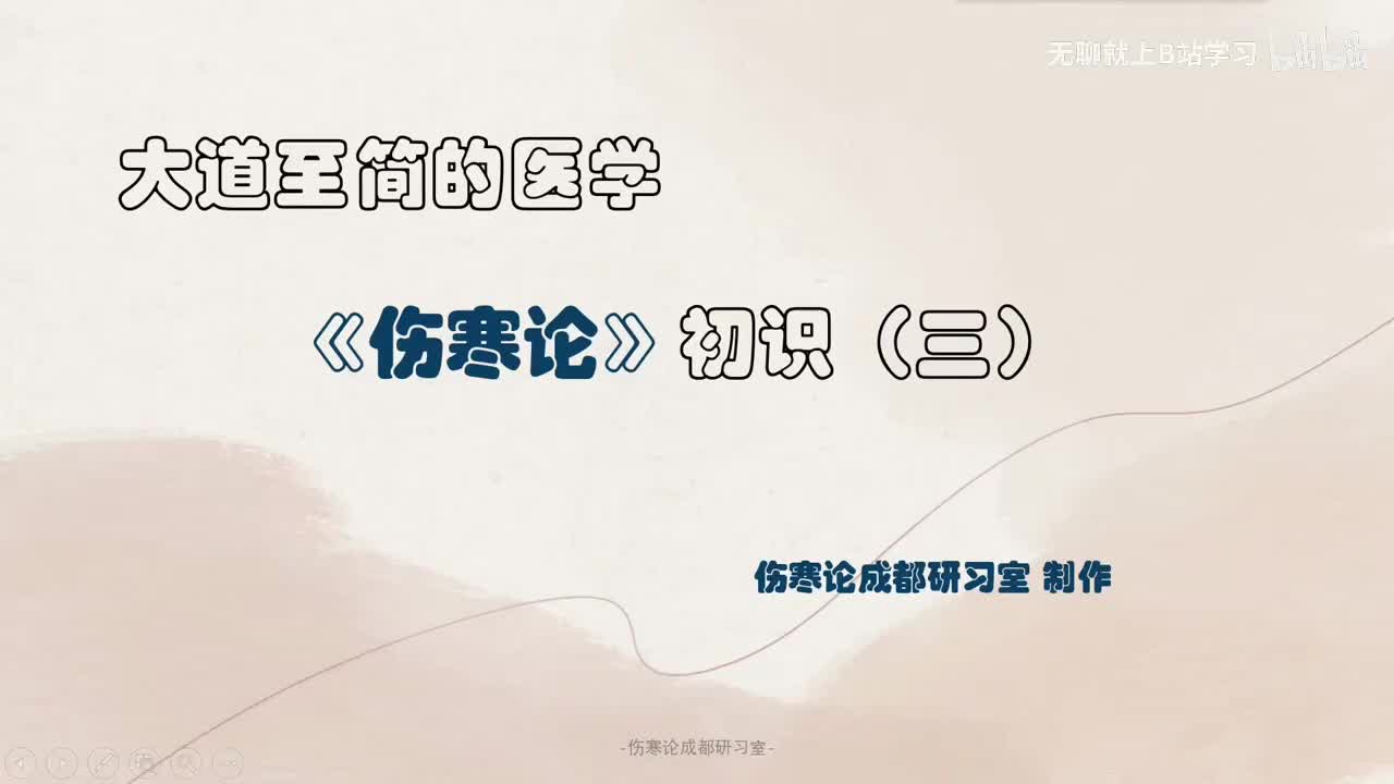 《伤寒论》初识（三）