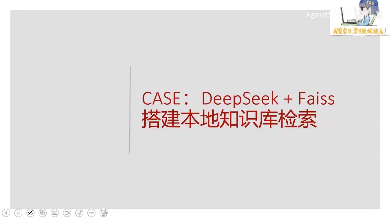 19.CASE DeepSeek + Faiss搭建本地知识库检索