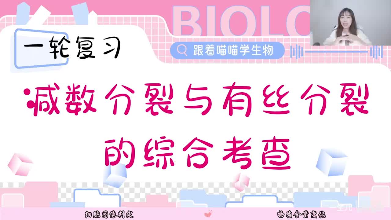 8-3 减数分裂与有丝分裂的综合考察