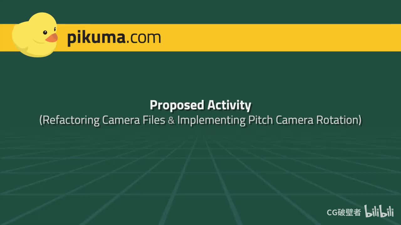 27.05 Exercise. Camera Pitch Rotation