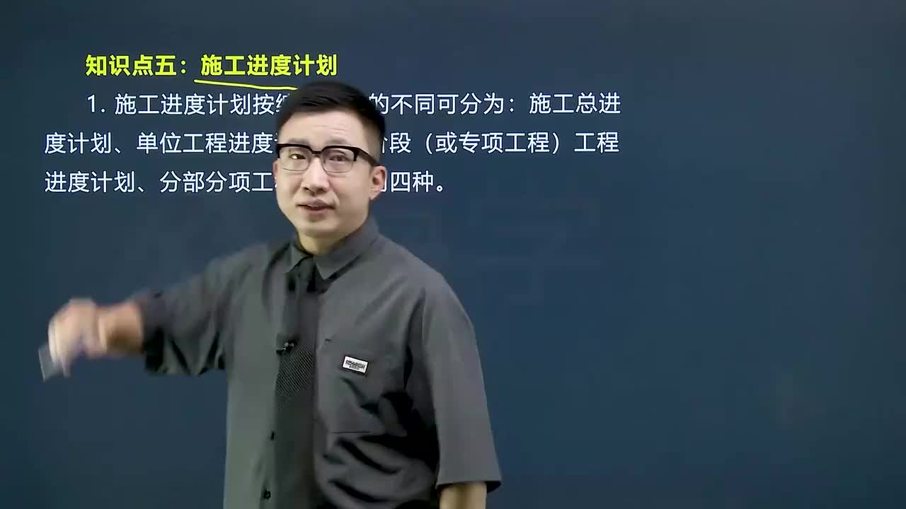 22.82施工进度计划编制与控制