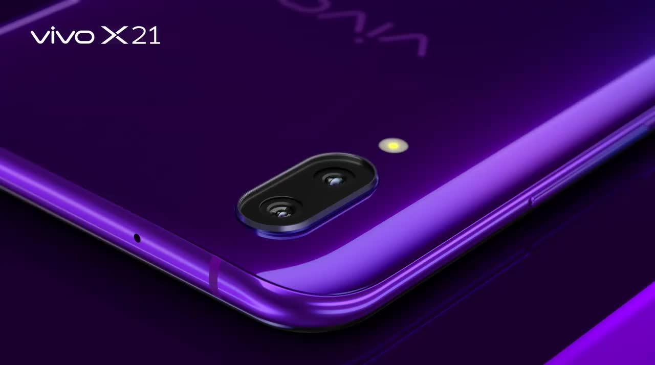vivo X21 系列魅夜紫广告