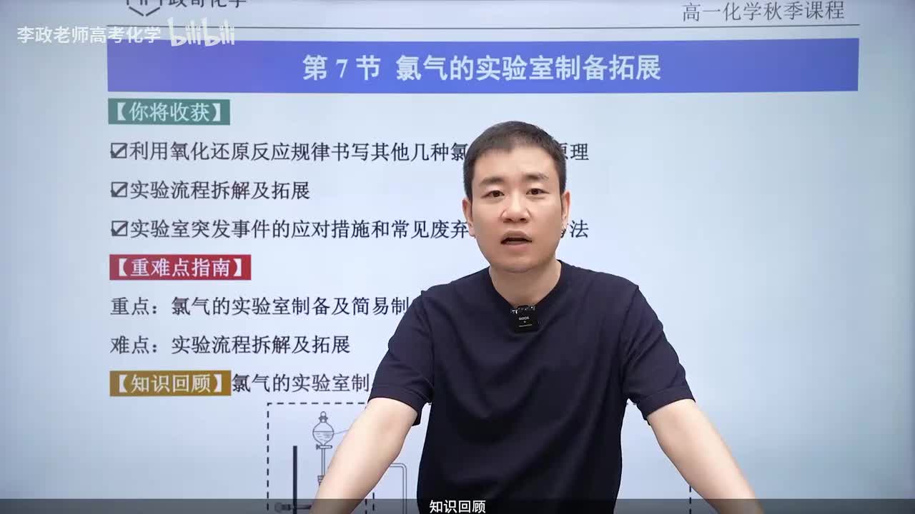 07-0.【知识回顾】氯气的实验制备拓展