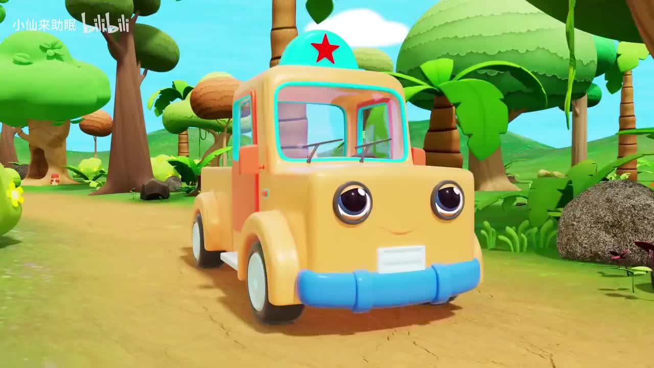 65.卡车漂在河面上，挖掘机来救援