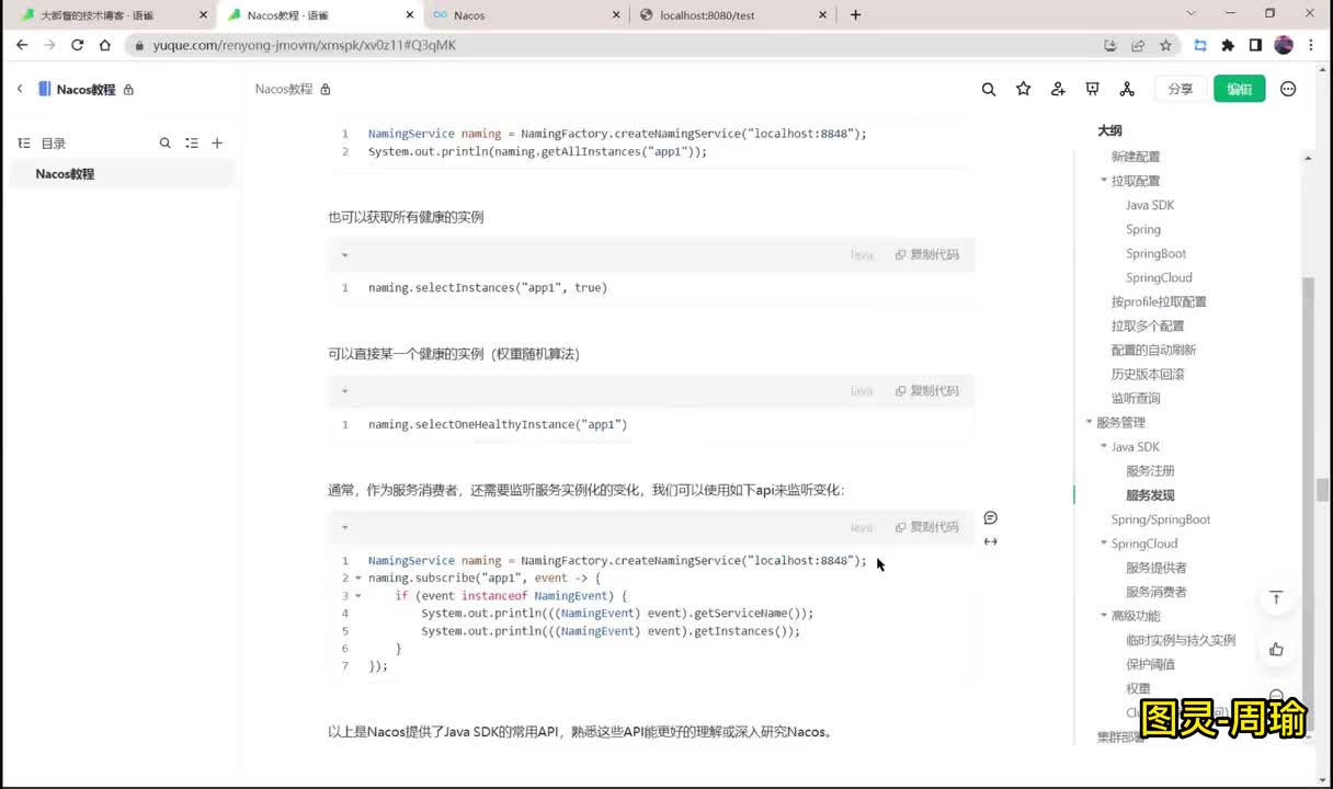 14、Java SDK进行服务发现