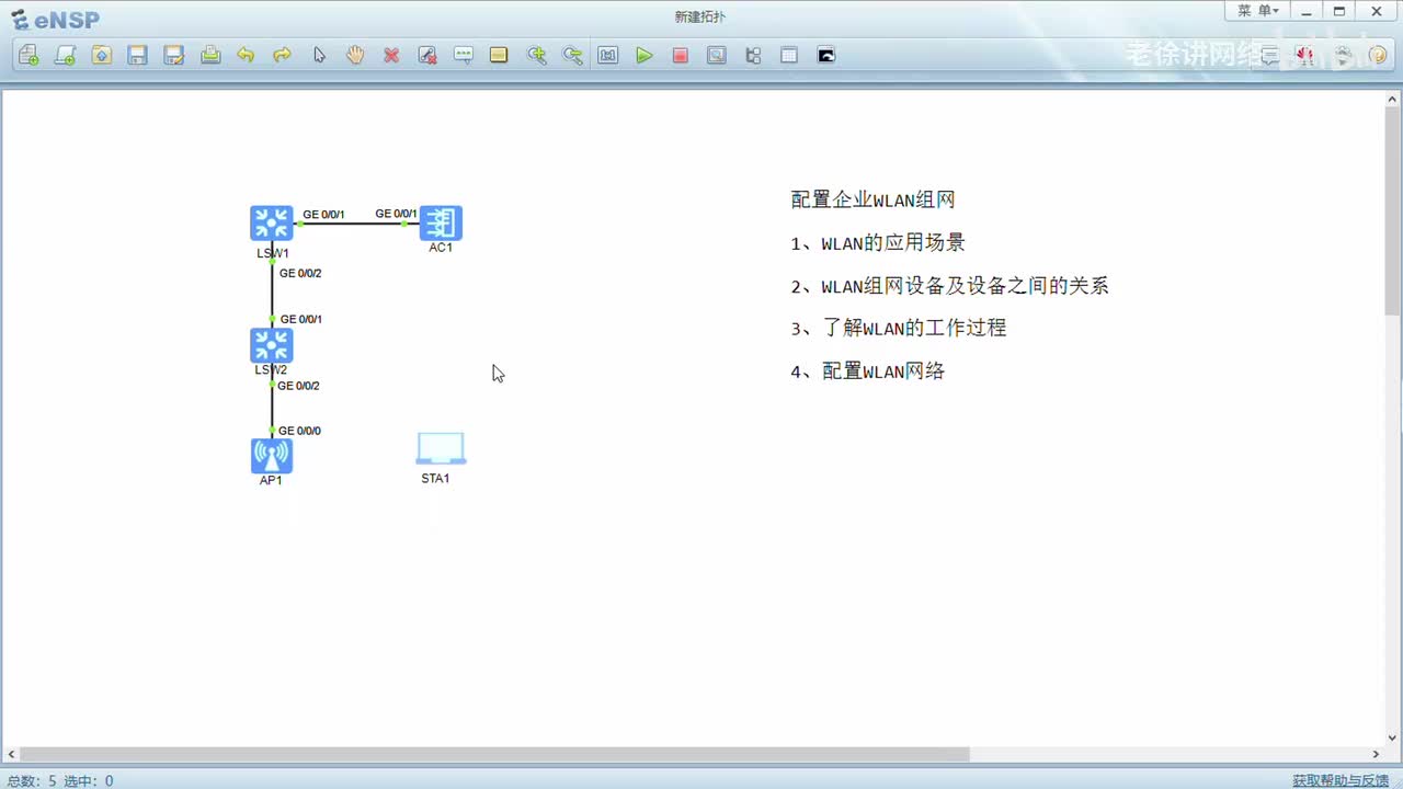 HCIA：36.配置企业WLAN组网