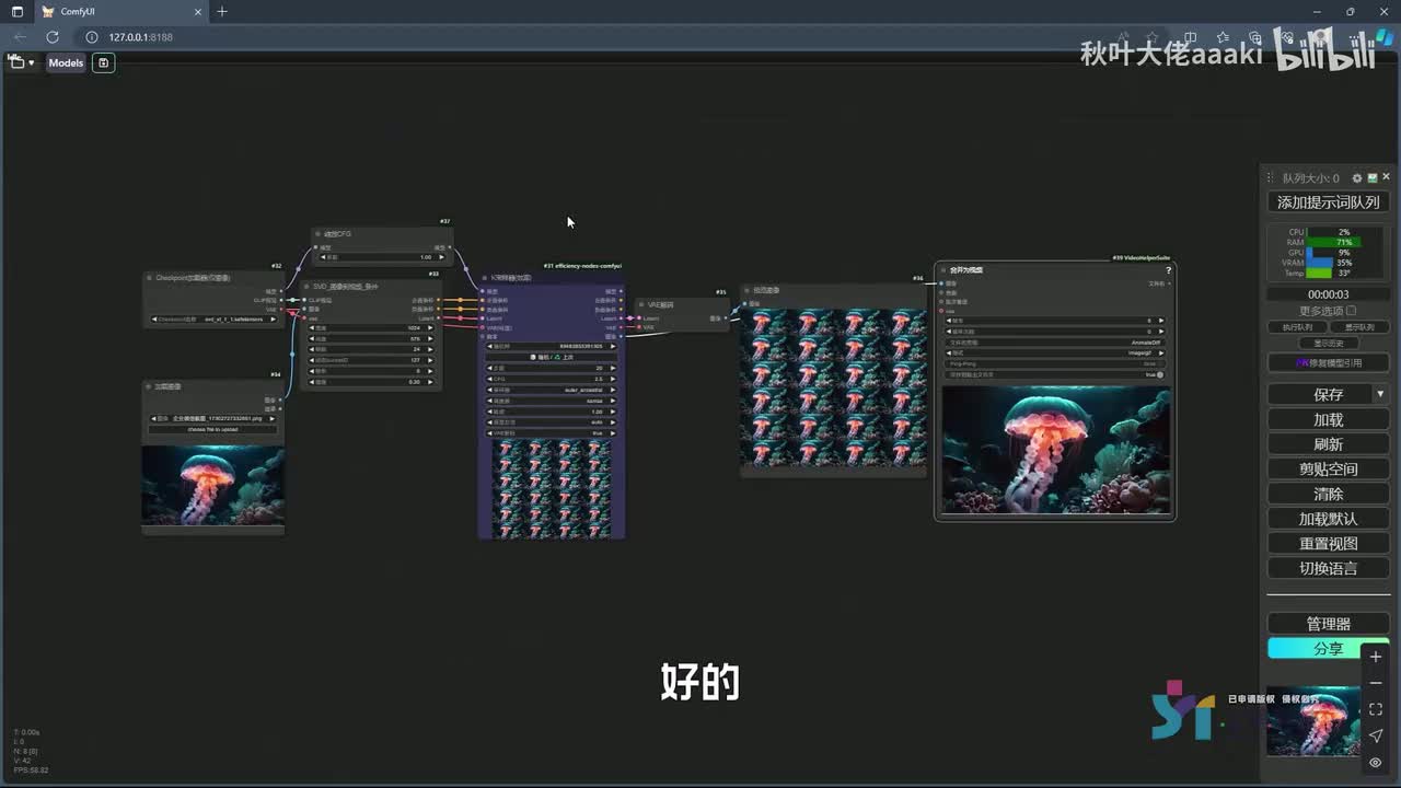 【ComfyUI篇】15.使用图片生成动态视频
