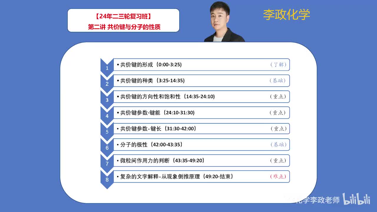 【寒假】物质结构-第02讲 共价键与分子的性质