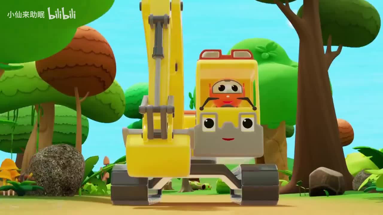 28.推土机推倒树木