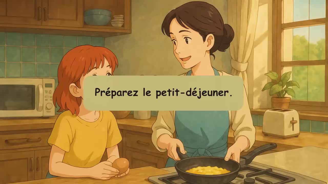 25 Minutes of Short French Dialogues (A1-A2) My Family