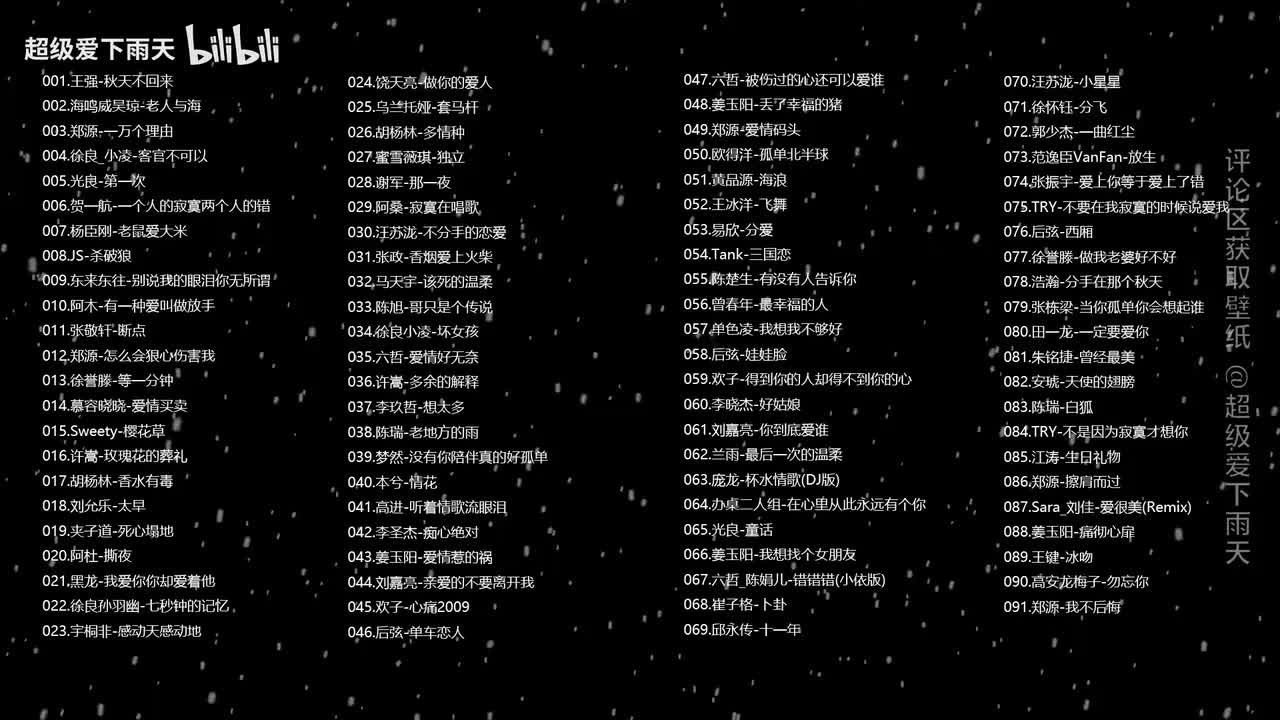当年血洗大街的91首网络歌曲