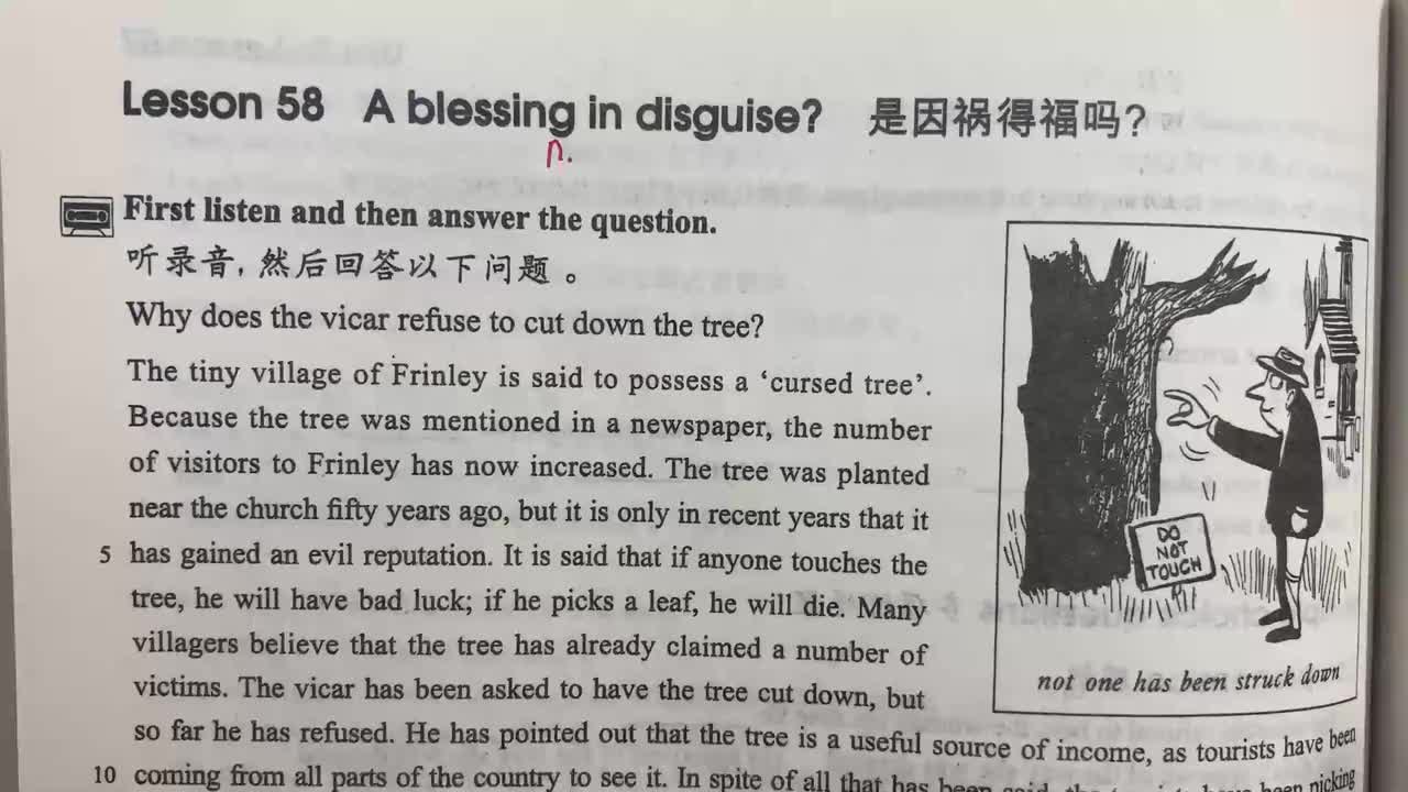 新概念第二册 Lesson 58