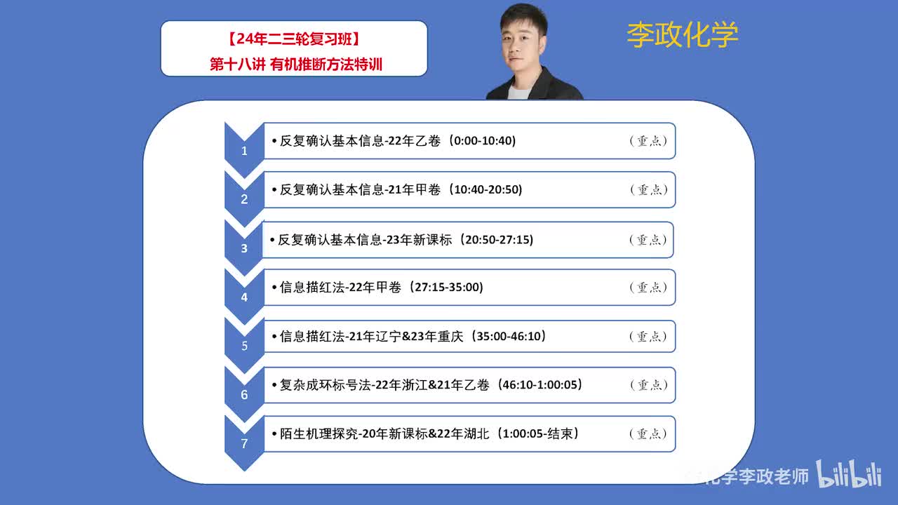 【寒假】有机进阶-第18讲 有机推断方法特训