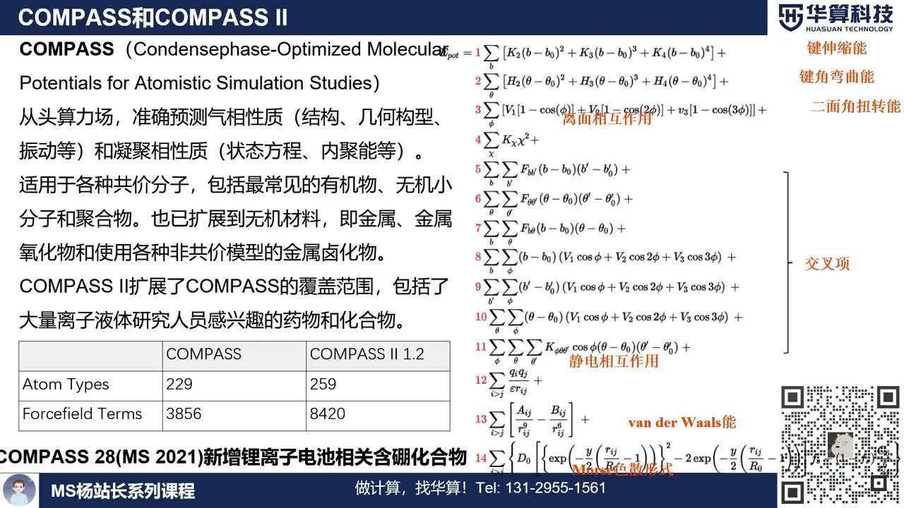 9_2-4_ 力场类型：DreidingAmberCharmmReaxFF反应力场