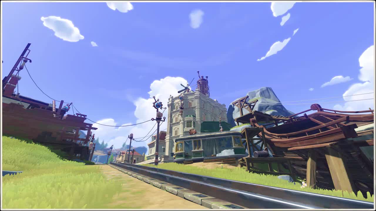 场景-拾荒港口-捞船镇-昼（残骸诉说往昔）