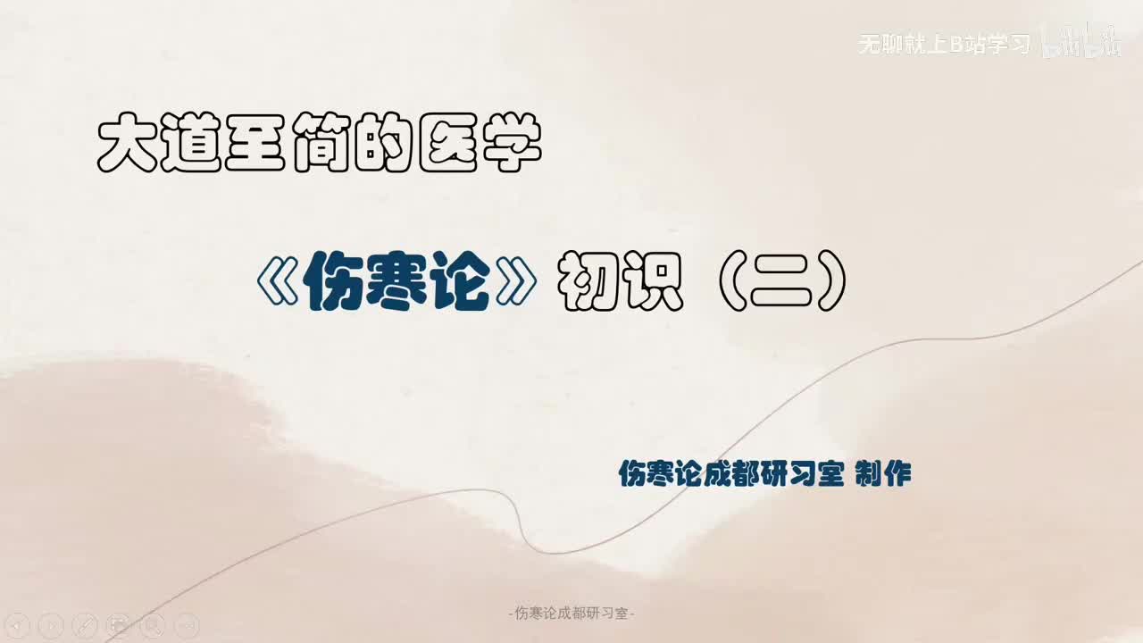 《伤寒论》初识（二）