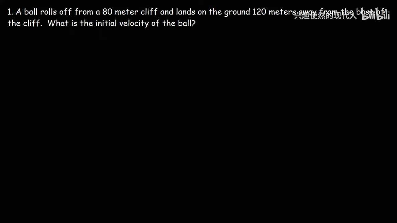 048 - 抛体运动 - 求初速度