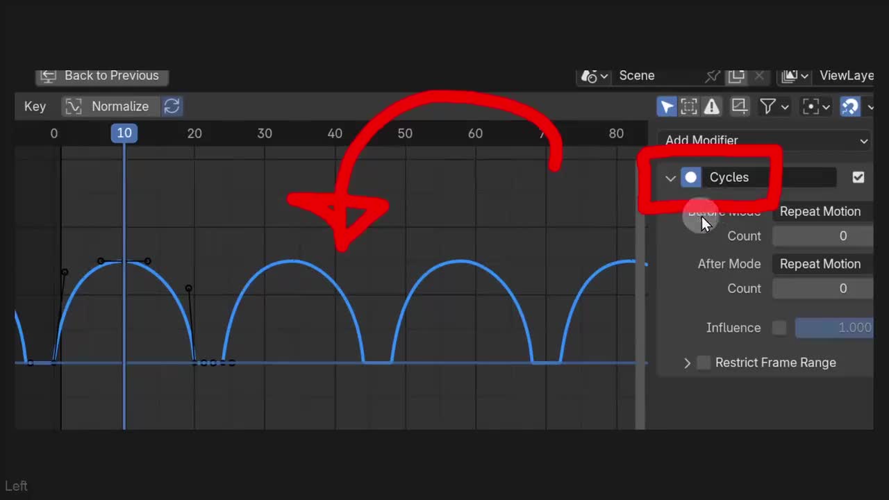 33 Cycles Animation Modifier