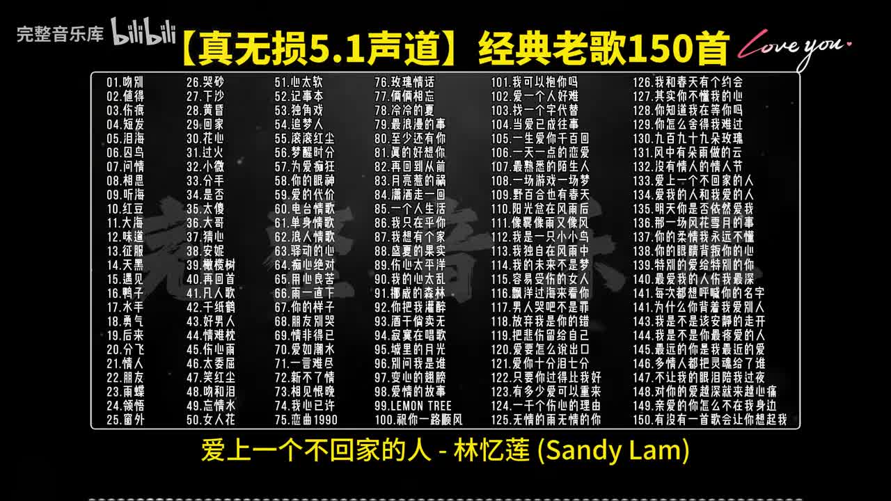133.爱上一个不回家的人 - 林忆莲