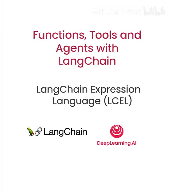 LangChain 的功能、工具和代理03 LangChain表达语言(LCEL)