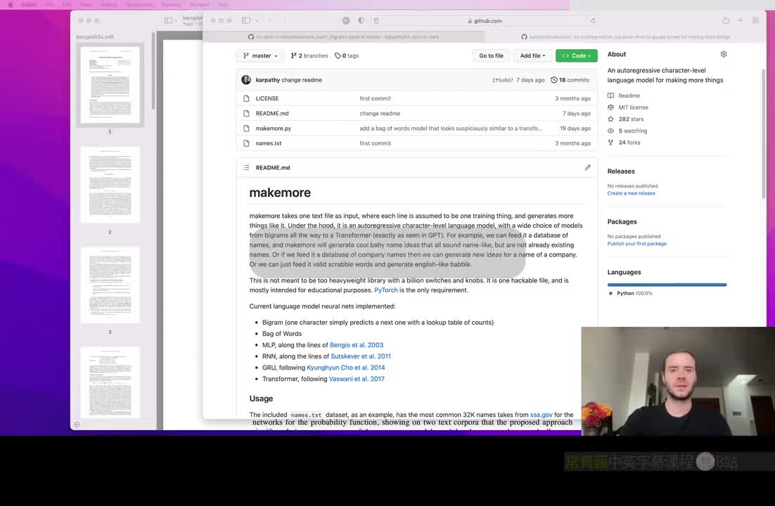 P3 Building makemore Part 2： MLP
