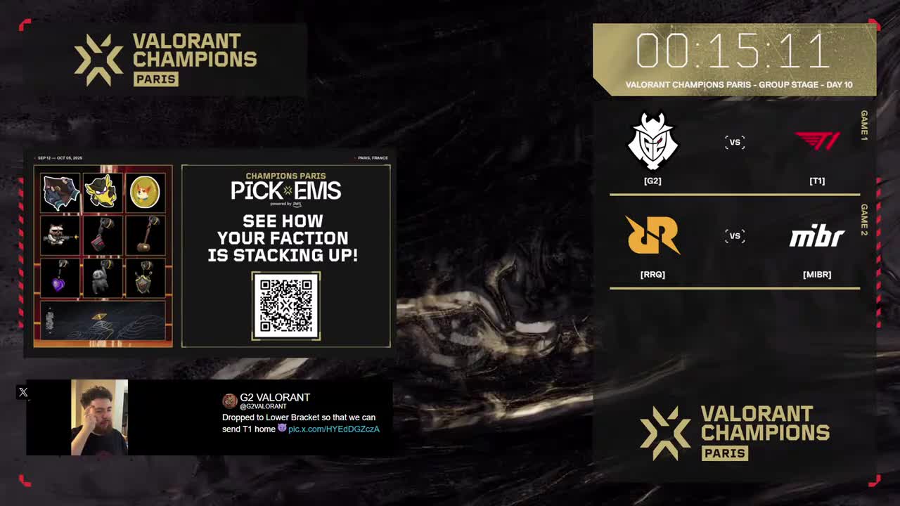 英 | D10 | G2 vs T1 | RRQ vs MIBR