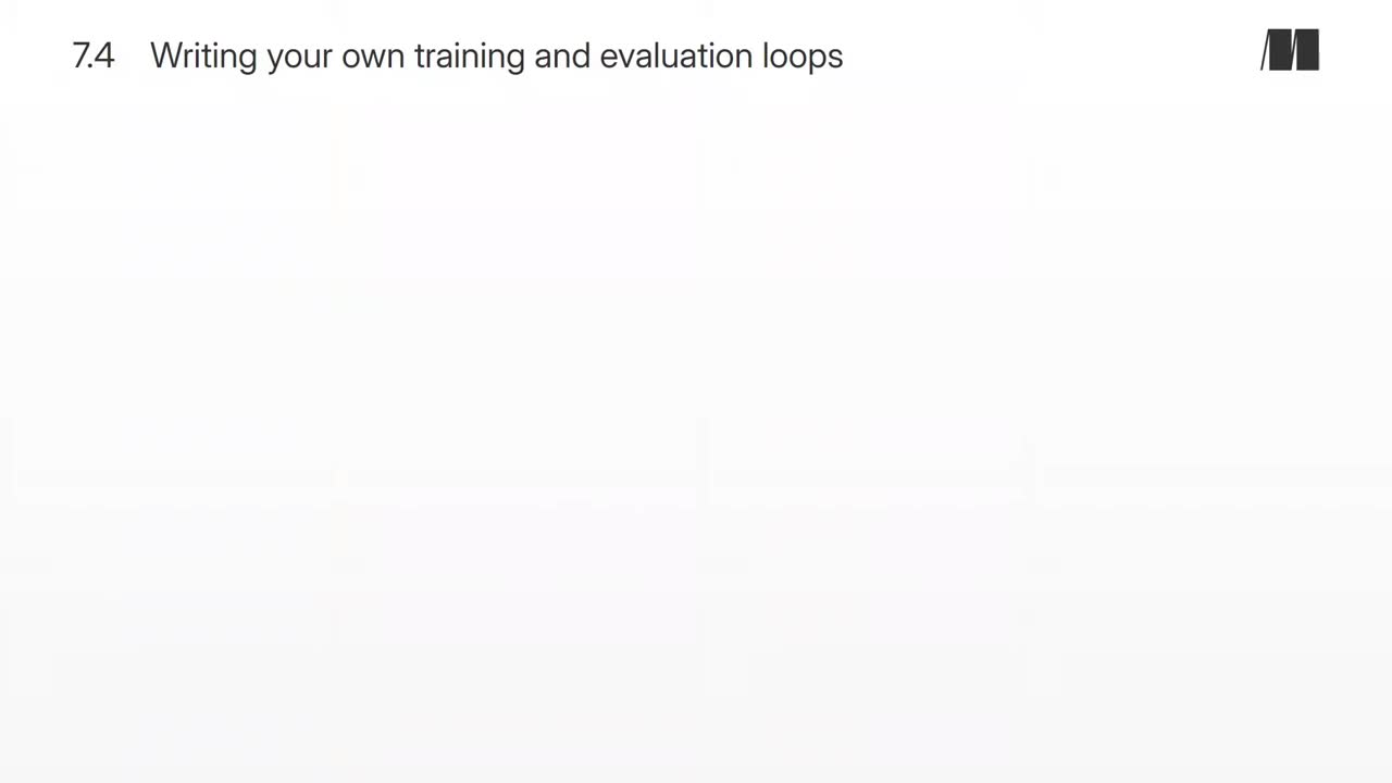 042. Chapter 7. Writing your own training and evaluation loops