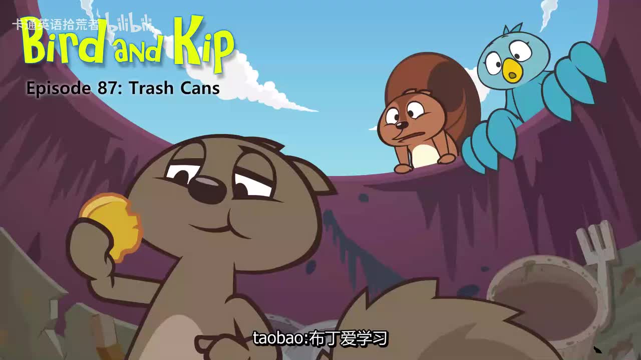 087 Bird and Kip 87 Trash Cans