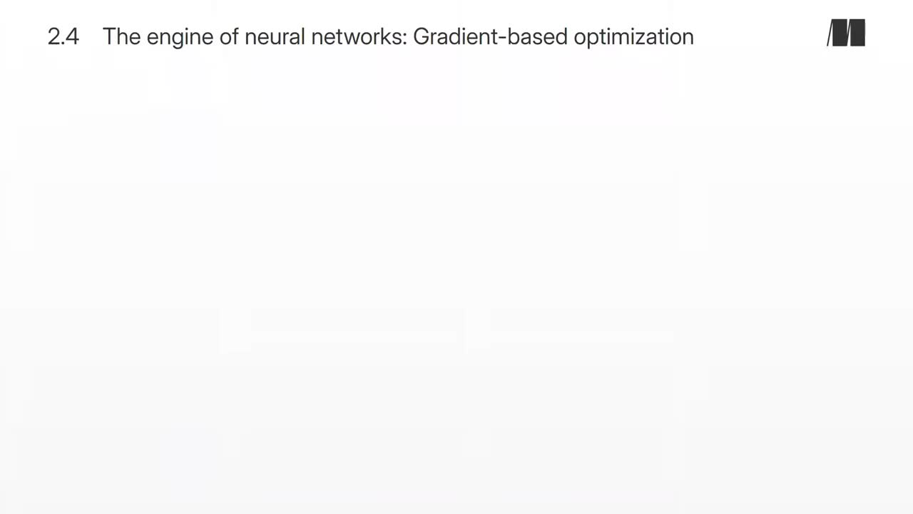 016. Chapter 2. The engine of neural networks - Gradient-based optimization