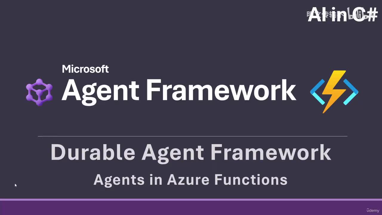 13_51. Durable Agent Framework（Azure Functions 中的智能体）-明文传输不