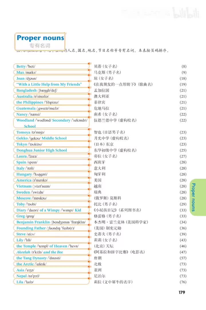 专有名词 (p.179-180) END